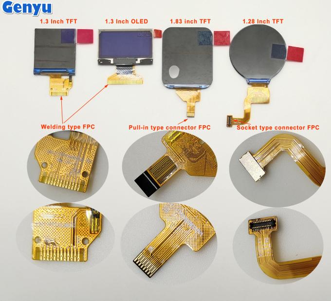 1Ecr&atilde; LCD TFT de 77 polegadas 128x160 pontos 12 O'Clock 22pin 8-Bit Paralelo Pequeno Tamanho 2