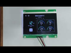 Modulo de exibição LCD VA Segmentos de cor preta LCM para dispositivo de eletroacupuntura