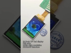 2.8 polegadas RGB Color TFT LCD 240x320 pontos Normal Branco ST7789 30PIN MCU Interface