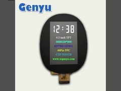 4.3 polegadas TFT LCD capacitivo touch screen 480x800 pontos 40pin interface RGB