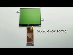 Lâmpada de fundo verde Display LCD COG Segmento STN transflectivo + FPC gráfico de 24 pinos