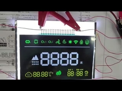 Display LCD VA de alto contraste tela preta segmentos brancos negativos 3.6V 40PIN