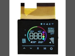 4.5V VA LCD Display Cor Negro Painel de Segmento 72PIN FPC Conectar Para Purificador de Ar