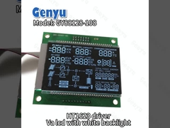 Display LCD VA segmentado Painel preto com luz de fundo branca HT1623 COB+PIN Module