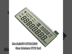 Display LCD de tamanho personalizado Medidores de gás HTN Ecrã LCD reflector positivo 78x30mm