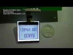 1.5 polegadas Ecrã LCD 128 x 64 Display gráfico LCD FSTN Interface transmissora ST7567 SPI