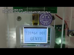 1.88 polegadas 128x64 Dot Matrix LCD Display Module FSTN Branco 14PIN SPI Interface