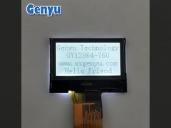 0.96 polegadas 128x64 Monocromo FSTN LCD Display 15pin Luz de fundo branca SPI Interface
