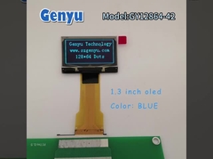 Cor Azul Display OLED de 1,3 polegadas 128x64 pixels SH1106 30PIN Long FPC Tipo ZIF
