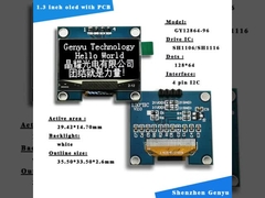 1.3 polegadas I2C OLED Display Module Cor Branca 128x64 Resolução SH1106