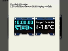 1Módulo de Display OLED monocromático de.54 polegadas 128x64 pontos CH1116 IIC Interface