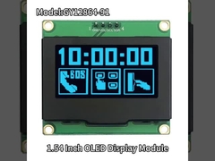 SSD1309 1,54 polegadas OLED Screen Azul placa de PCB maior 128x64 I2C OLED Display