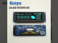 3.12 polegadas Cor azul 256x64 OLED Display SSD1322 OLED Display SPI Interface