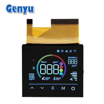 Bom preço. 4.5V VA LCD Display Cor Negro Painel de Segmento 72PIN FPC Conectar Para Purificador de Ar on-line