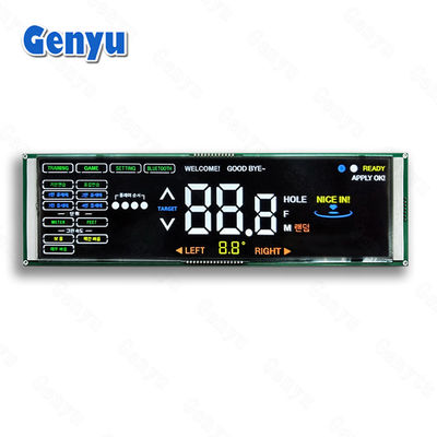 Bom preço. Ecrã LCD VA preto de sete segmentos 5V para equipamentos de golfe on-line