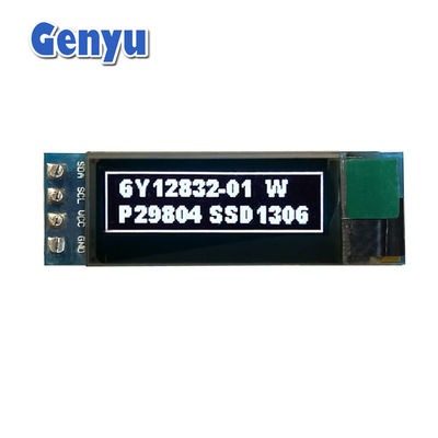 Bom preço. Módulo de exibição OLED branco de 0,91 polegada 128x32 pontos SSD1306 4PIN Interface I2C on-line