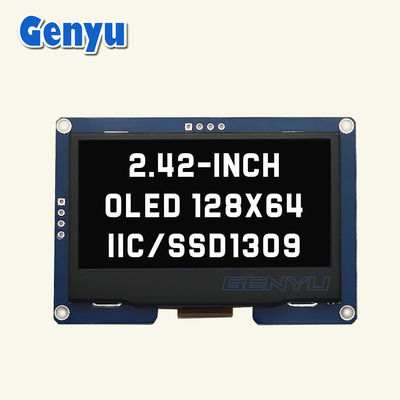 Bom preço. Monocromo 2,42 polegadas OLED Display 128x64 Resolução SSD1309 I2C Interface on-line