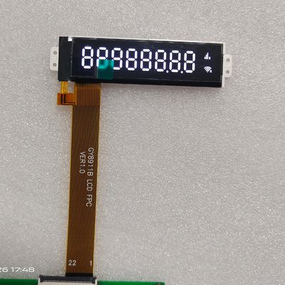 Bom preço. Display LCD transmissor de segmento preto VA com FPC Connect para alto-falante de pagamento on-line