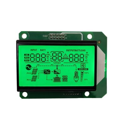Bom preço. Módulos de Display LCD Genyu Monocromáticos Cob Design TN/HTN/STN/FSTN Placa LCD de 7 Segmentos Tamanho do Display 76*58 mm e LEDs Verdes on-line