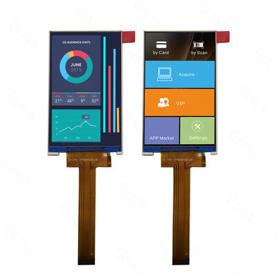Tela LCD TFT IPS Genyu de 3,97 polegadas com resolução 480x800, interface MIPI e CI de driver GC9503