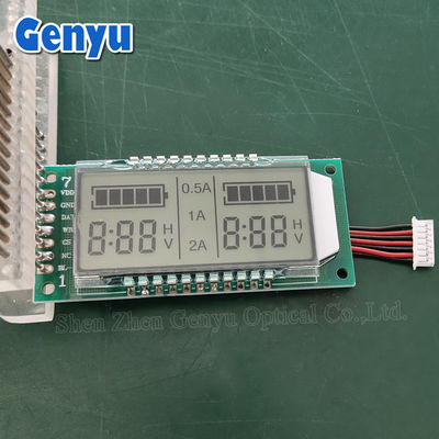 Bom preço. Modulos LCD de segmento TN 6 dígitos Display LCD Luz de fundo azul on-line