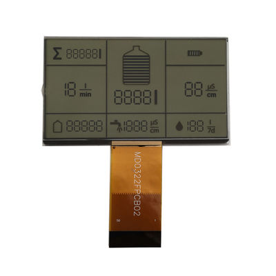 Bom preço. 3.0V painel LCD personalizado tela de seda preta segmentada TN transmissor FPC Connect on-line