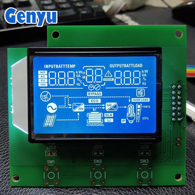Bom preço. Display LCD de 7 segmentos HTN Branco em Blue Chip A bordo AIP31621 Driver For Inverter on-line