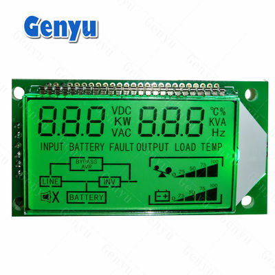 Bom preço. Display de segmento LCD personalizado TN Display LCD positivo PIN Conectar para UPS on-line