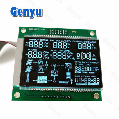 Bom preço. Display LCD VA segmentado Painel preto com luz de fundo branca HT1623 COB+PIN Module on-line