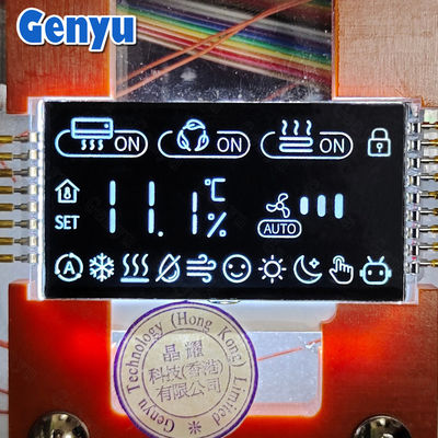 Bom preço. 2.2 polegadas VA LCD Display 7 Segmentos Brancos Números PIN Conectar Para Termostato on-line