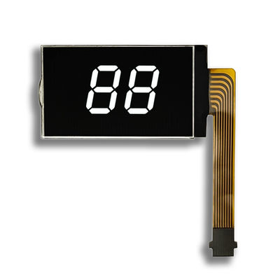 Bom preço. Painel de exibição LCD de 2 dígitos de tipo VA preto e 8PIN FPC Conectar alimentação 5V on-line
