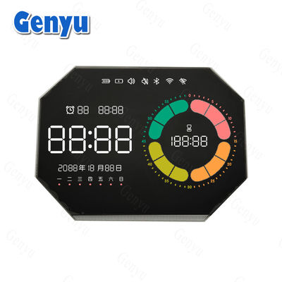 Bom preço. Display LCD VA de forma personalizada Display LCD segmentado por cores Display LCD 4 dígitos Zebra Screen For Clock on-line