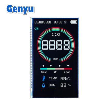 Bom preço. Ecrã LCD VA Tipo 5V Preto 4 dígitos Display de sete segmentos 37PIN Para detector de CO2 on-line
