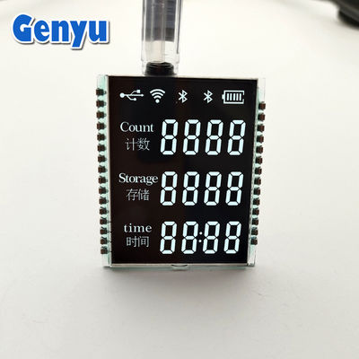 Bom preço. Display de alinhamento vertical de tamanho pequeno 3 linhas 4 dígitos Segmento negro tela 3.3V 30PIN on-line