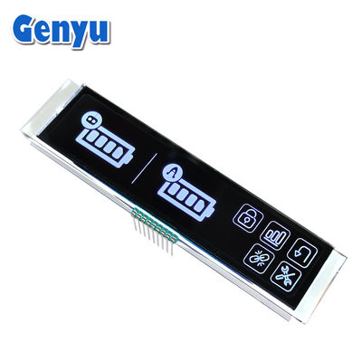 Bom preço. 4.5V 9PIN VA LCD Display Gráficos Brancos Painel Preto Faixa Longa on-line