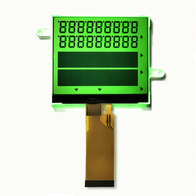 Bom preço. Lâmpada de fundo verde Display LCD COG Segmento STN transflectivo + FPC gráfico de 24 pinos on-line
