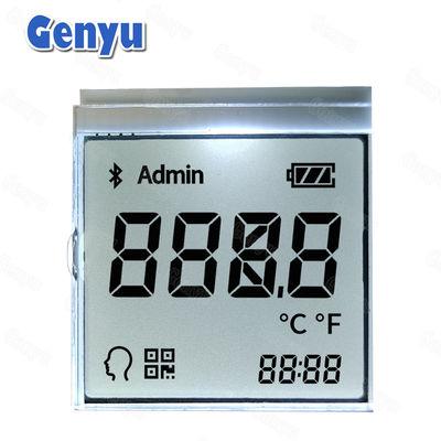 Bom preço. Display LCD de segmento personalizado Luz de fundo de cor RGB transflectiva Para termômetro da testa on-line
