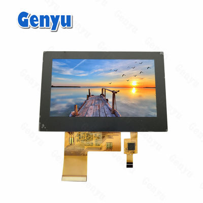 480*272 Display LCD TFT de 4,3 polegadas Capacitativa touchscreen CTP 40pin FPC 24 bits RGB