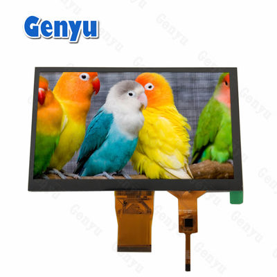 7 polegadas TFT LCD touch screen 800x480 50pin RGB Interface Socket Tipo