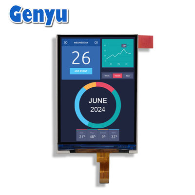 12pin 3,5 polegadas TFT LCD Display Screen 320x480 Resolução ST7365 SPI Interface
