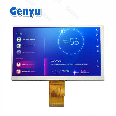 Iluminação de fundo LED 7 polegadas TFT Display TN TFT LCD Screen 800×480 pixels