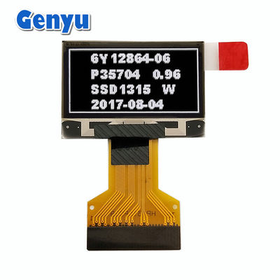 Bom preço. Gráficos em branco Display OLED de 0,96 polegada 128 * 64 pontos 0.5mm 30pin FPC Connector on-line