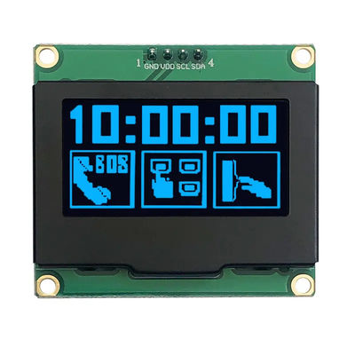 Bom preço. SSD1309 1,54 polegadas OLED Screen Azul placa de PCB maior 128x64 I2C OLED Display on-line