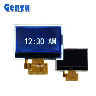 1.7 polegadas 128 * 64 LCD Display FFSTN Negativo 1.8V 21PIN Interface paralela
