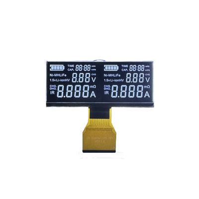 Bom preço. Display LCD VA Segmentos brancos fundo preto 5V FPC Connect on-line