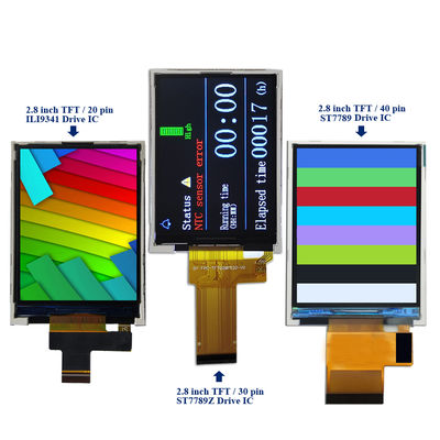 Bom preço. 2.8 Inch TFT IPS LCD Display Device Meter Screen FPC Solder or Connector for FPC Connection on-line